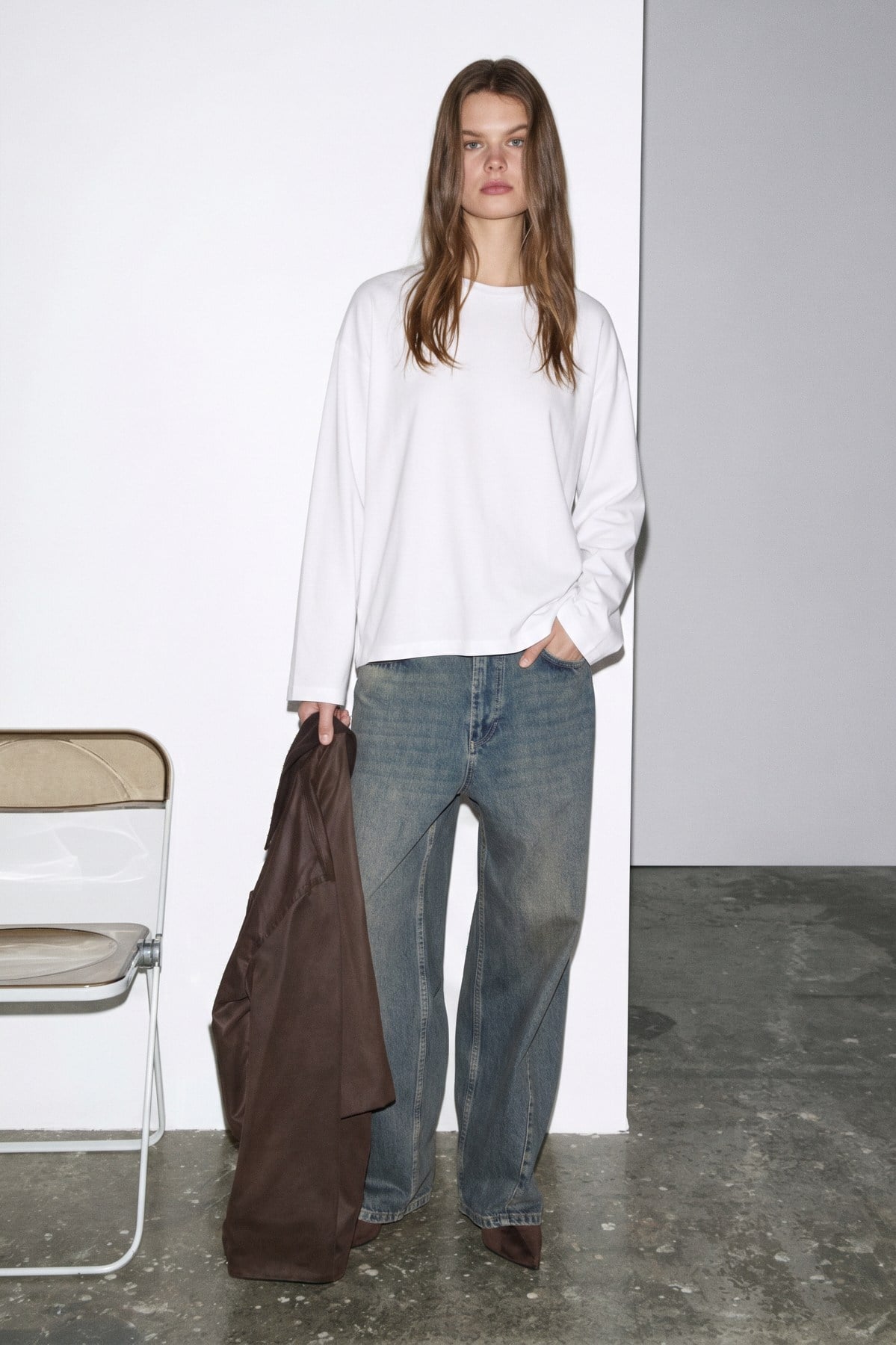 BLESA Damen Bio-Baumwoll-Oversize-Shirt