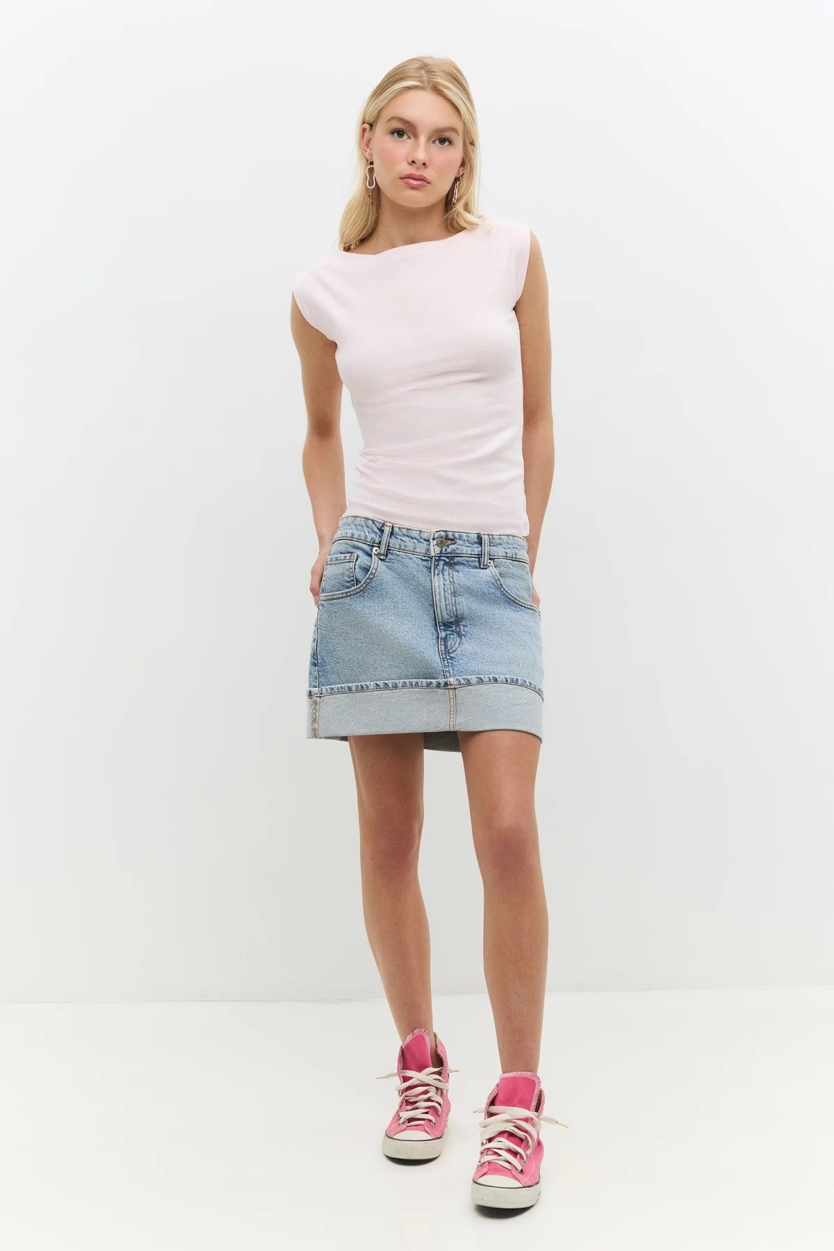 Ärmellose Bluse