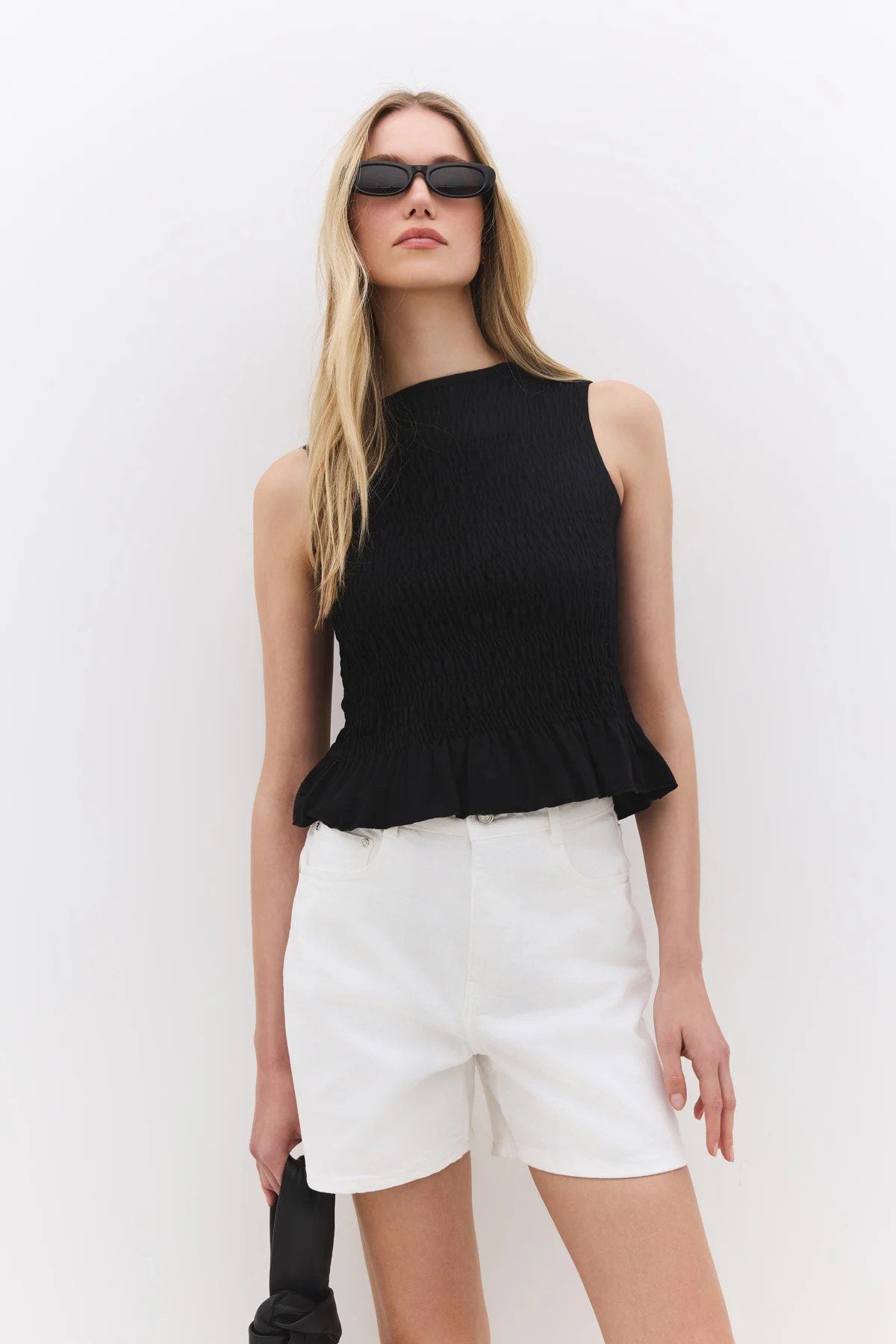 Ärmellose Bluse
