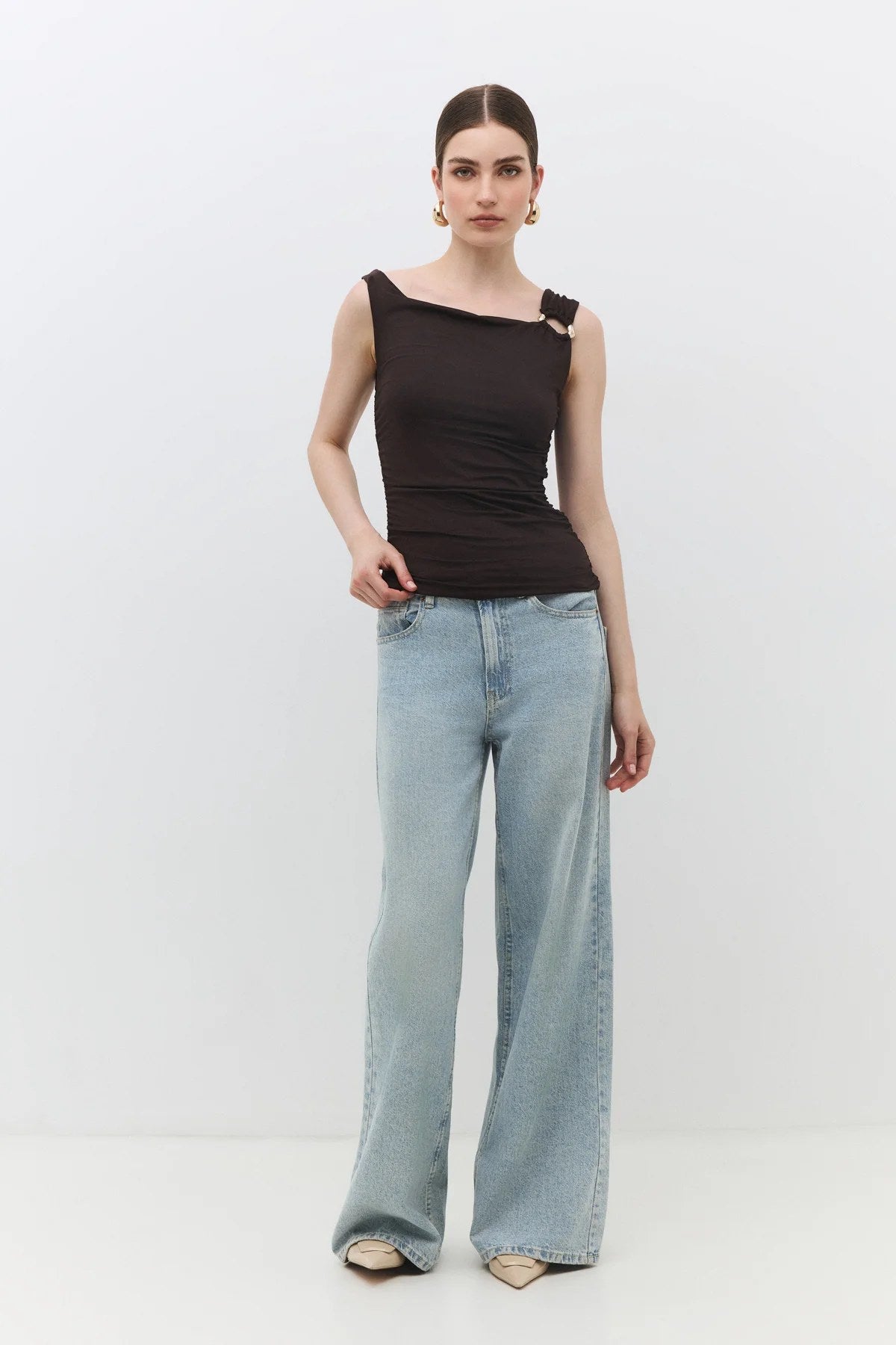 ärmellose Bluse