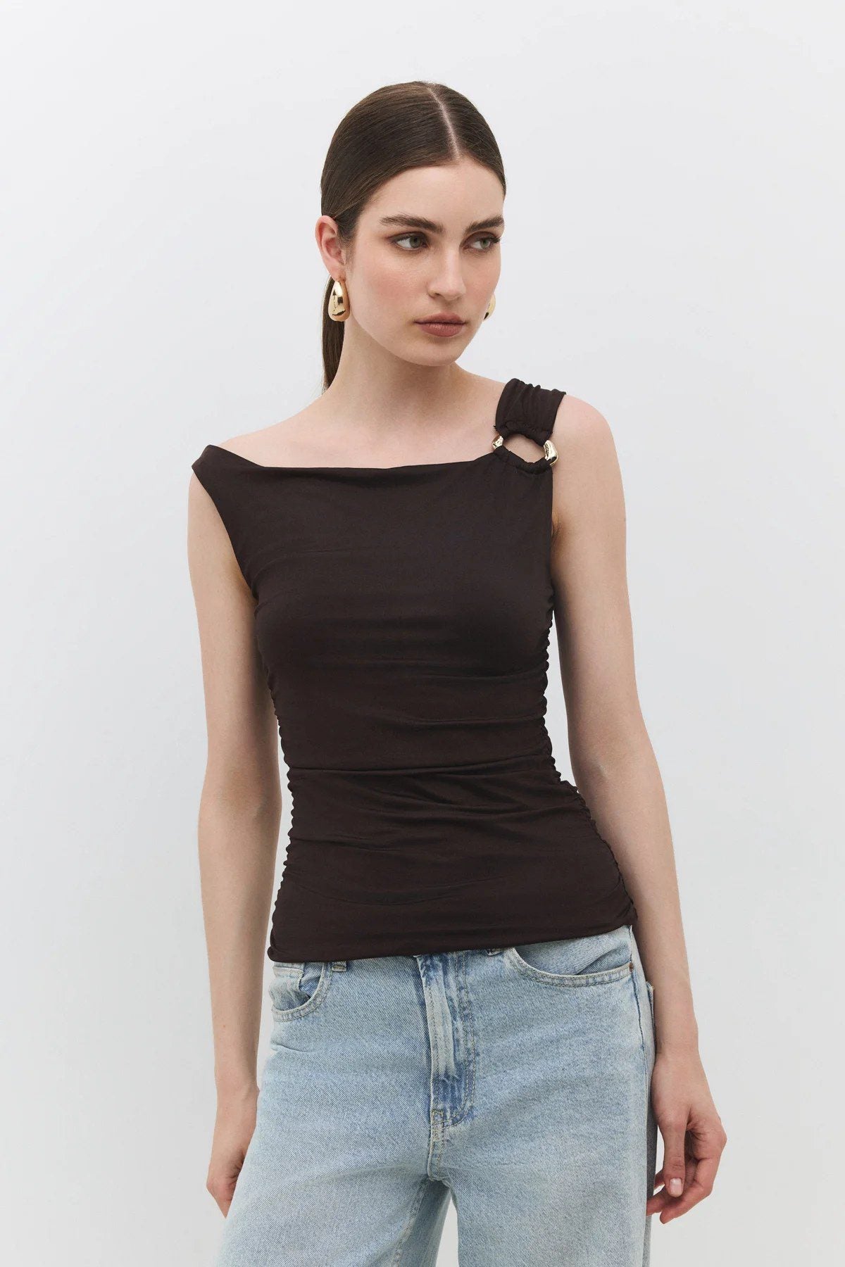 ärmellose Bluse