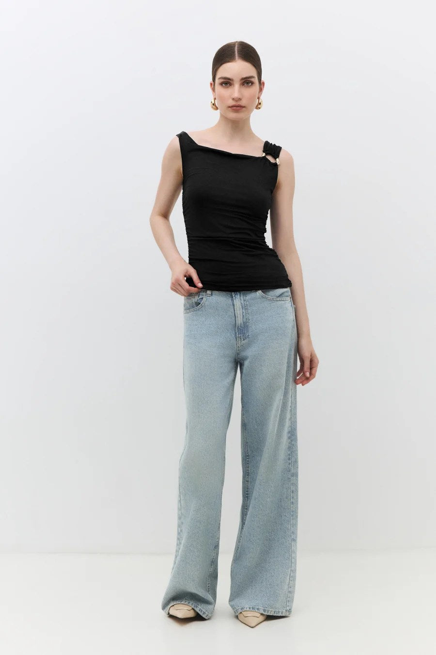ärmellose Bluse