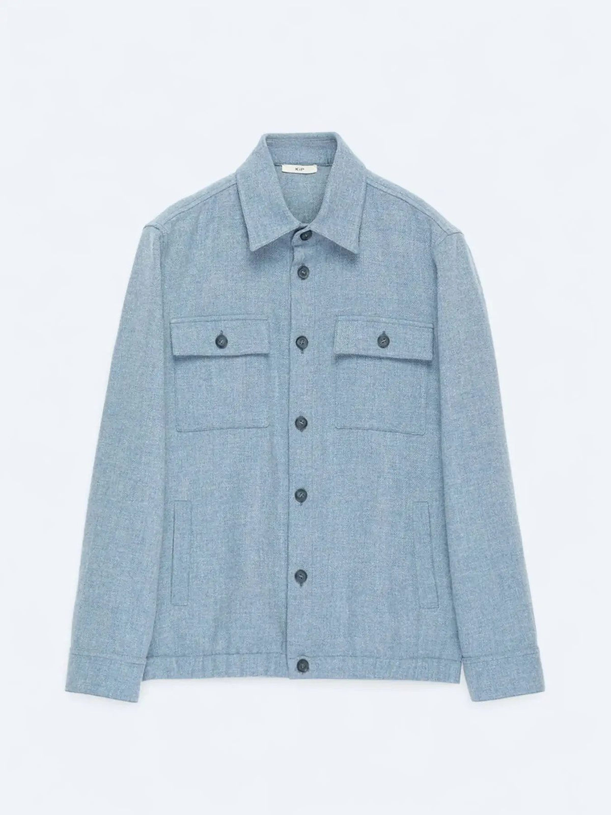 Blaues Overshirt