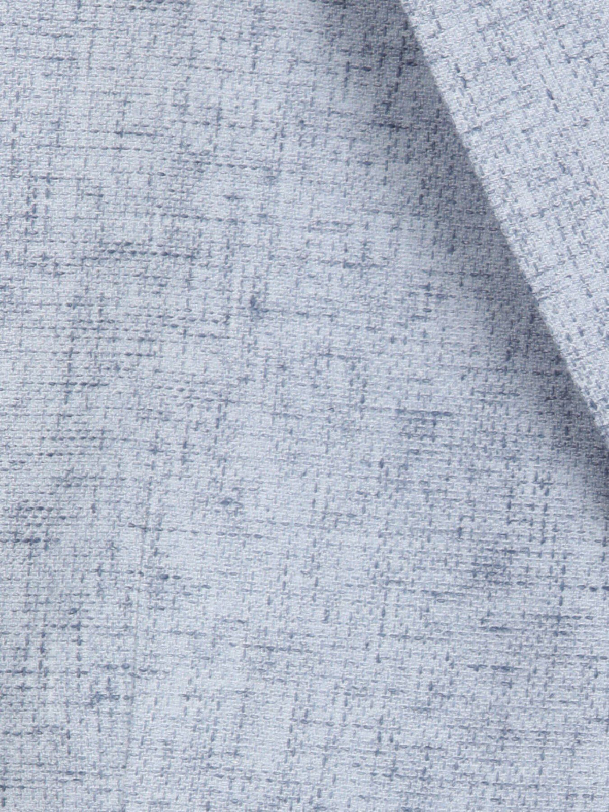 Blau gemusterte Leinenjacke Regular Fit