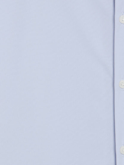 Blaues Freizeit Strickshirt Regular Fit