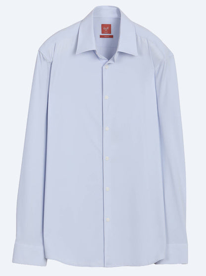 Blaues Freizeit Strickshirt Regular Fit