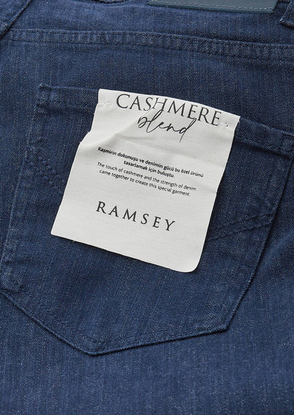 Schmal geschnittene Jeans aus Denim-Baumwollmischung