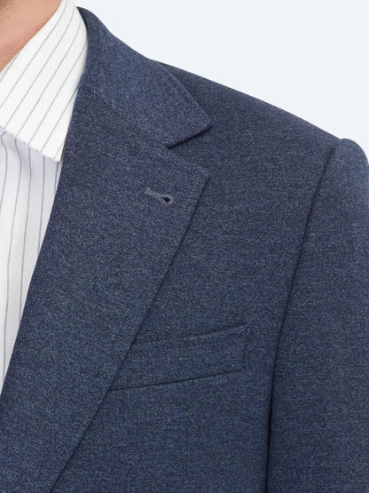 Blaue Gestreifte Modern Fit Jacke