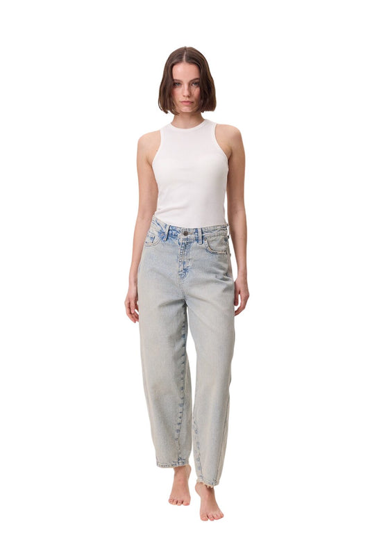 LOCKERE, BAGGY-PASSFORM-JEANS, HELLBLAU