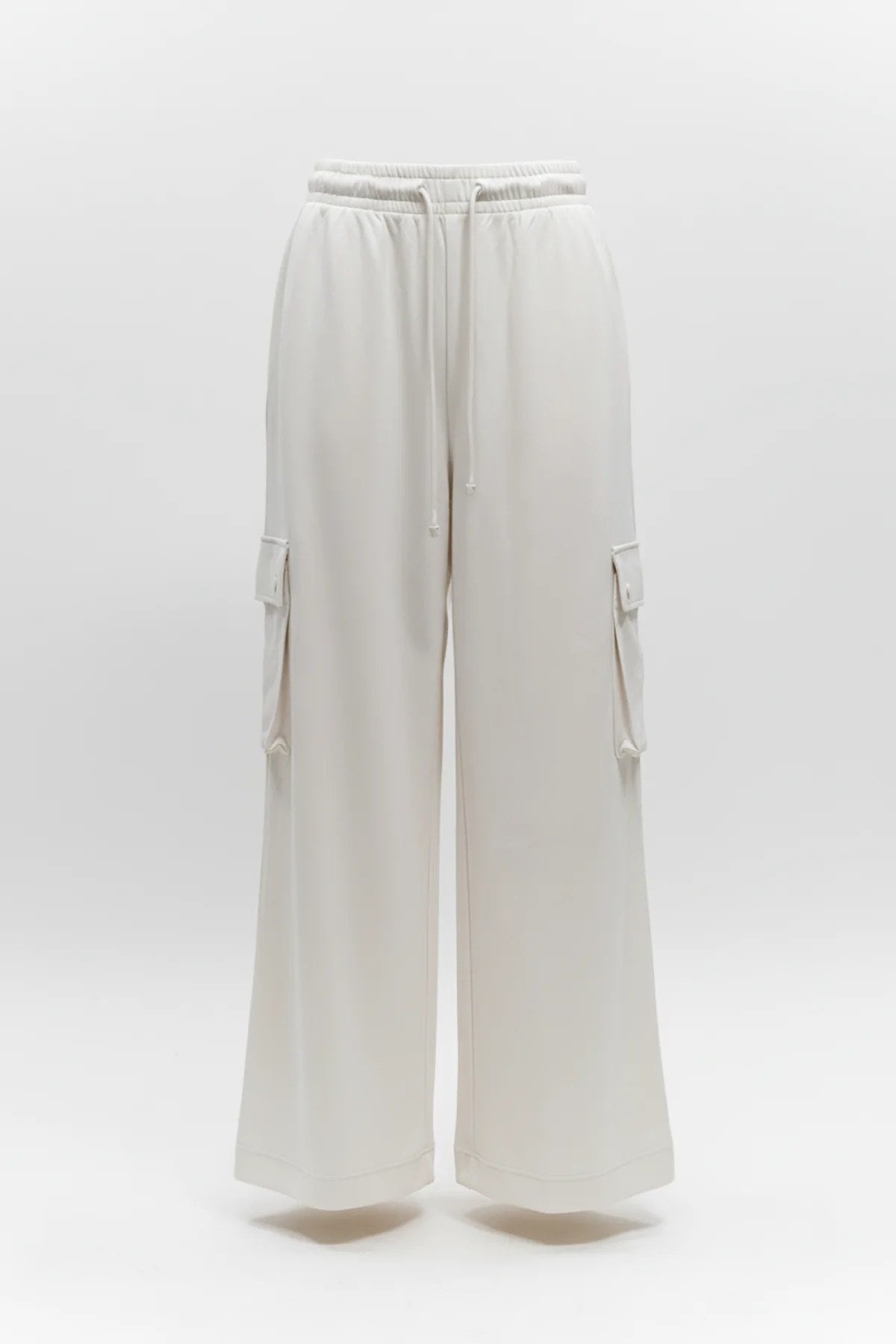 Weite Hosen mit weitem Bein