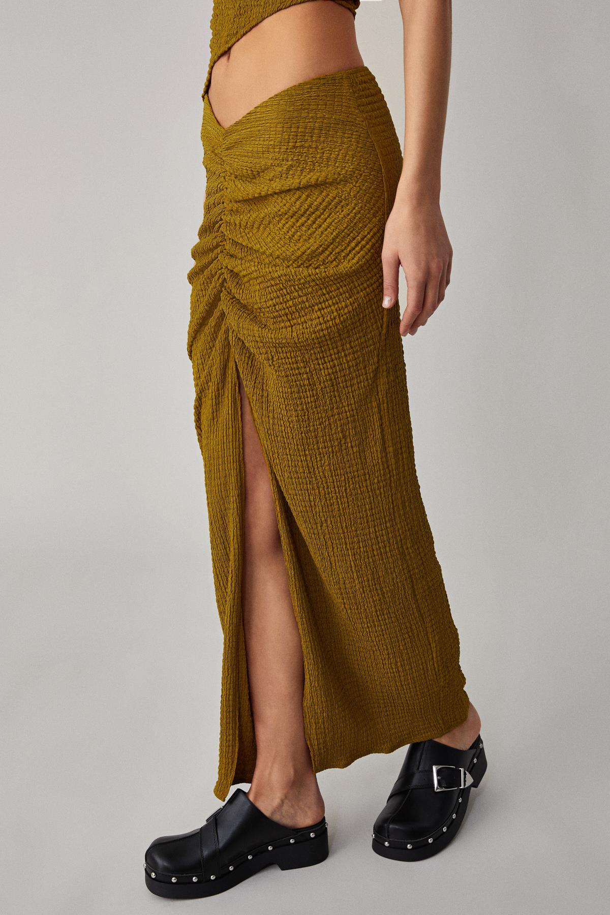 GRIMELANGE BONIA Damen Slim Fit Strickrock Green