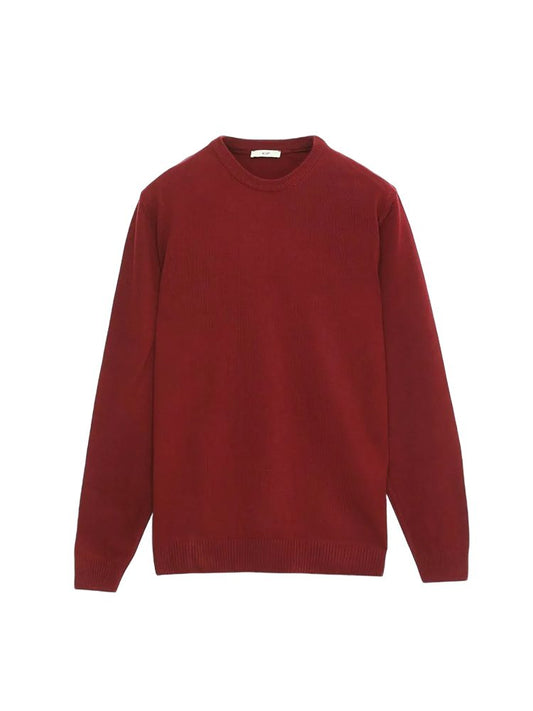 Burgunder Strickpullover