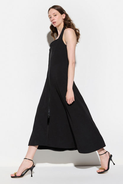 Midikleid mit Reißverschluss