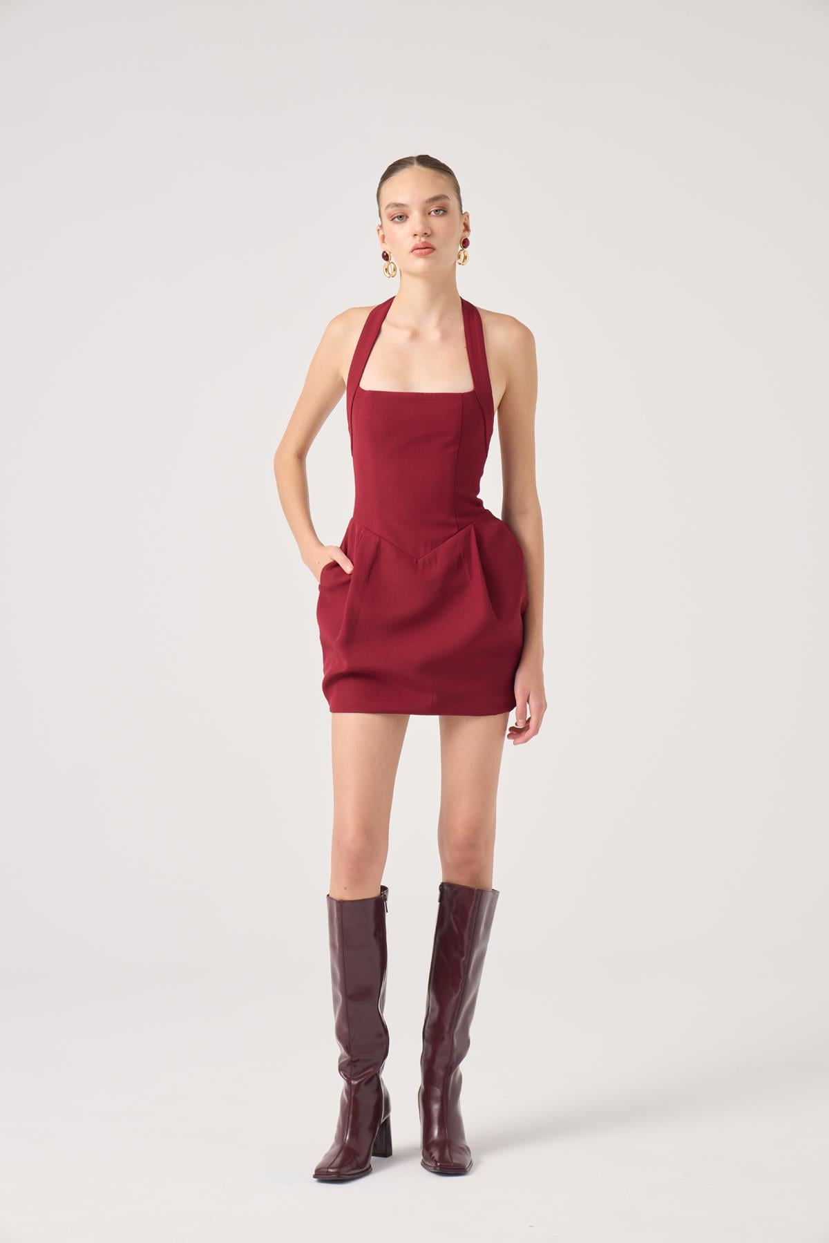 Mini-Kleid mit Trägern