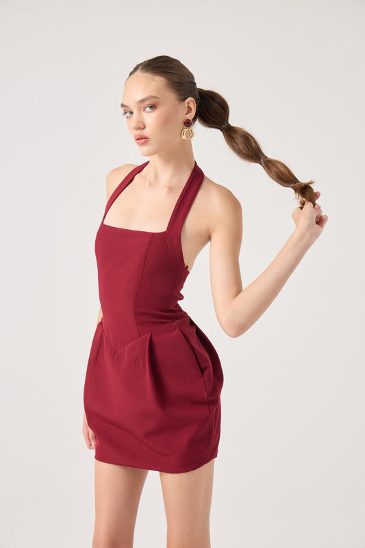 Mini-Kleid mit Trägern