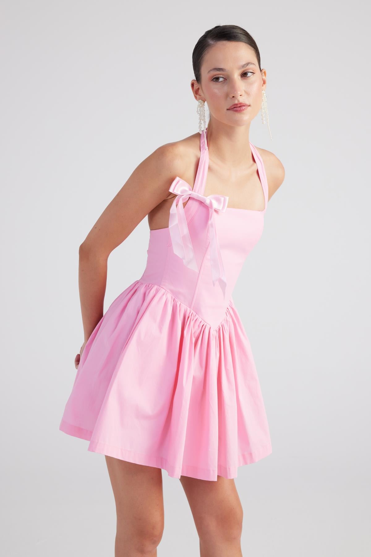 Mini Teresa Kleid mit abnehmbaren Trägern