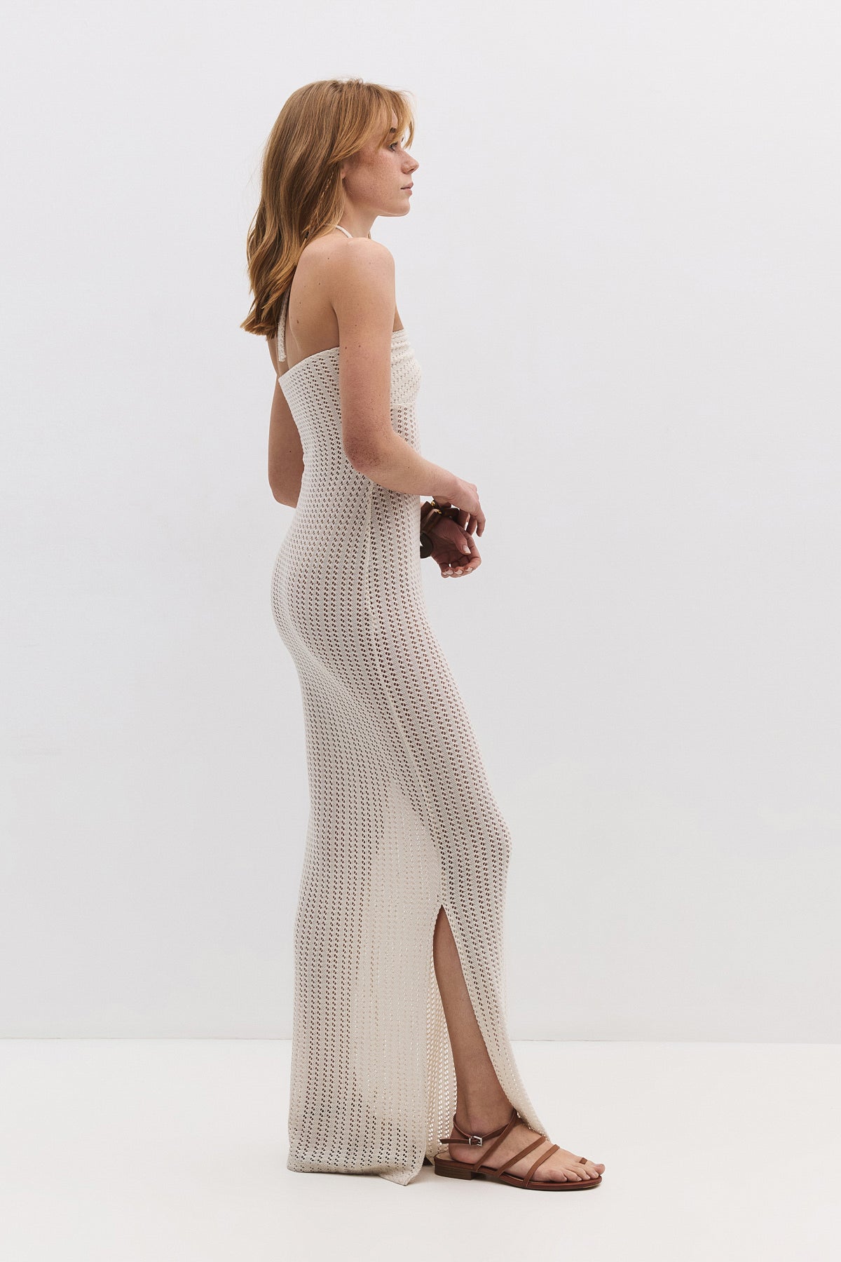 Neckholder-Maxikleid