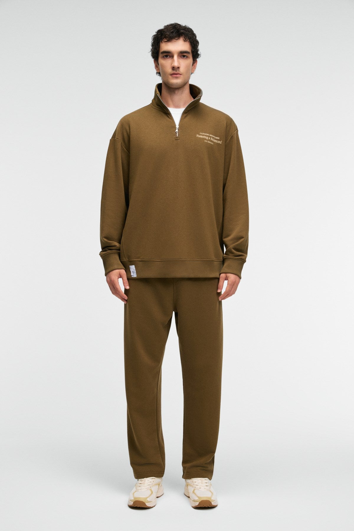 BRAM Herren Halbzip Sweatshirt
