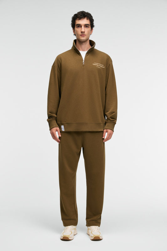 BRAM Herren Halbzip Sweatshirt