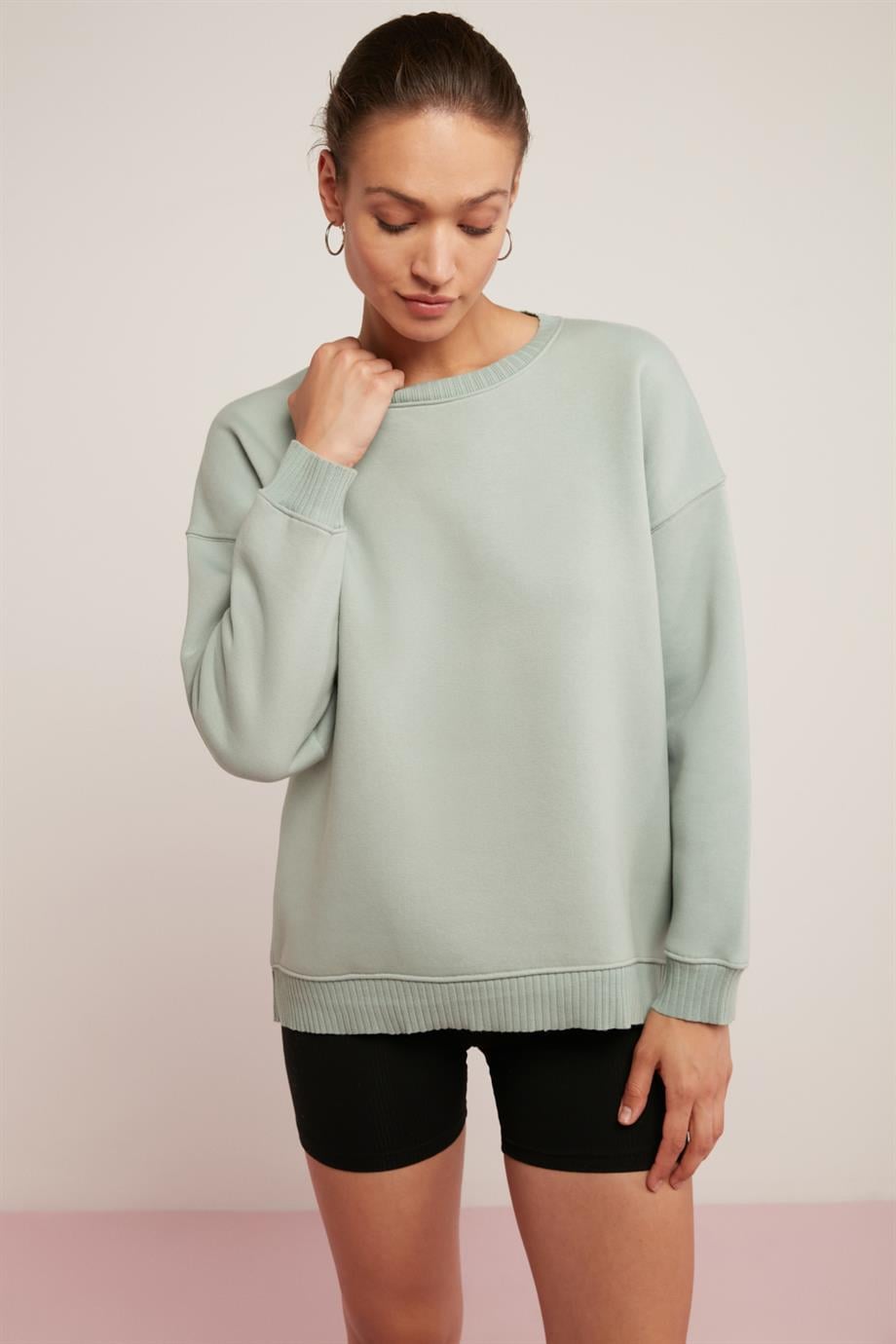 BRENDA Strick Relaxed Sweatshirt