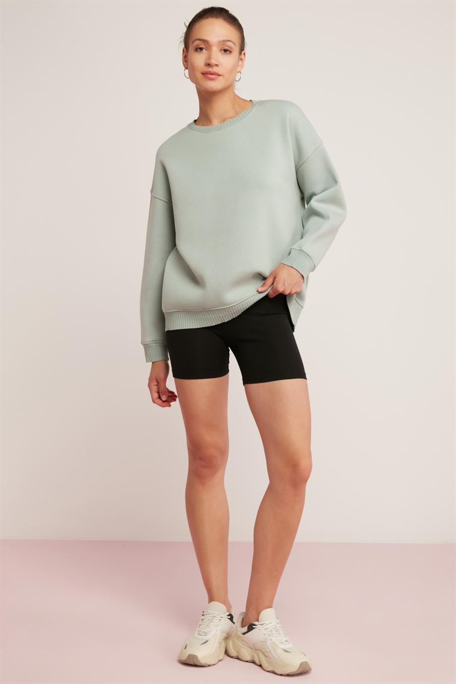 BRENDA Strick Relaxed Sweatshirt
