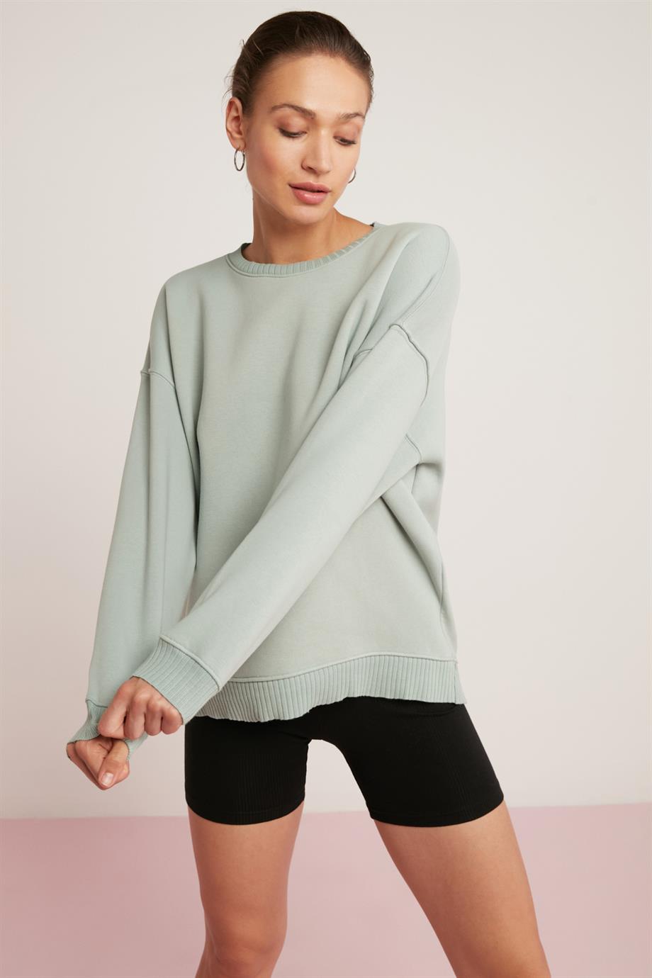 BRENDA Strick Relaxed Sweatshirt