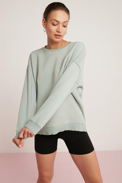 BRENDA Strick Relaxed Sweatshirt