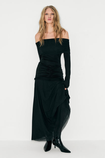 BRILLANTE Damen Langarm Kleid