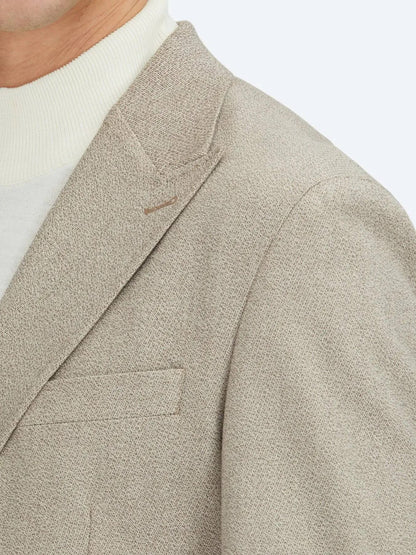 Braun Karierte Modern Fit Jacke