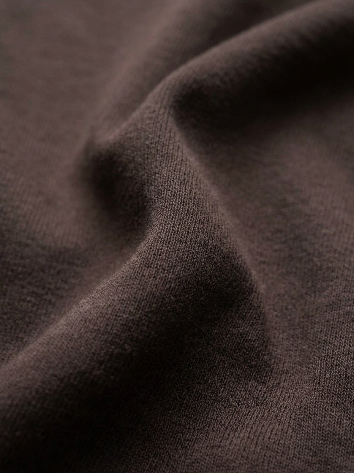 Brauner Rundhalsausschnitt Pullover
