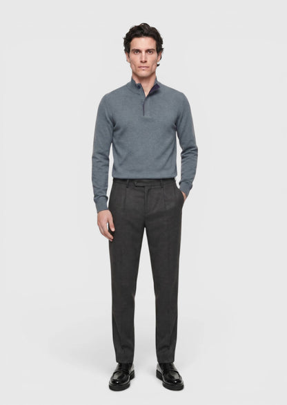 Braune moderne Casual-Hosen aus Velours