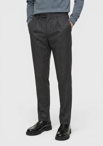 Braune moderne Casual-Hosen aus Velours