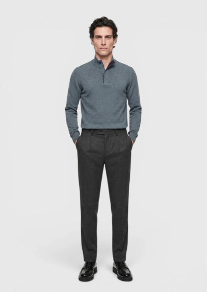 Braune moderne Casual-Hosen aus Velours