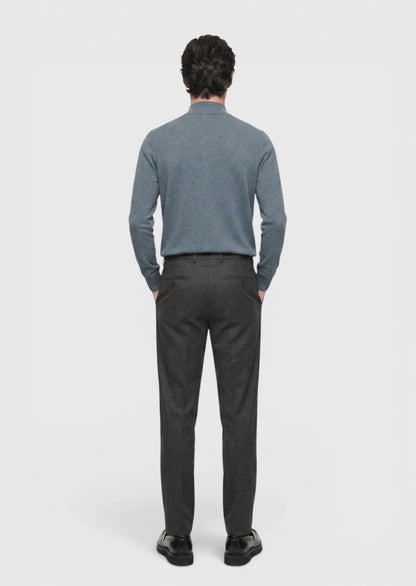 Braune moderne Casual-Hosen aus Velours