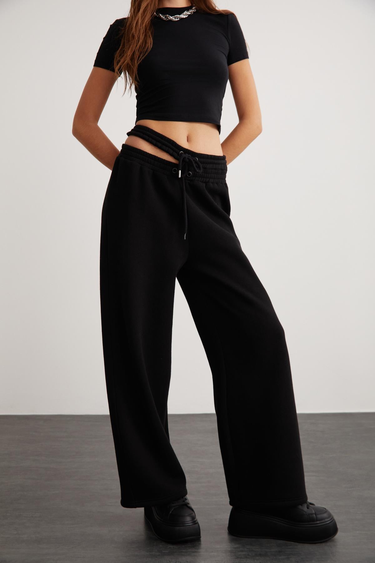 Damen Fleece-Jogginghose gefüttert