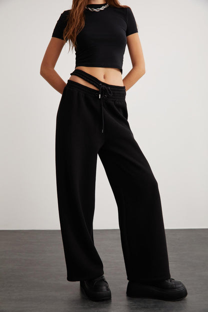 Damen Fleece-Jogginghose gefüttert
