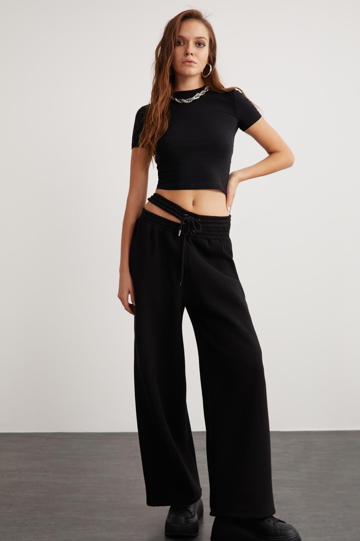 Damen Fleece-Jogginghose gefüttert
