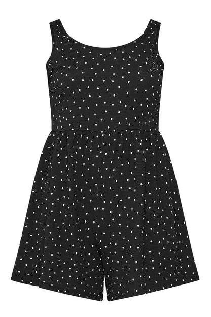 Plus Size Träger Mini Overall