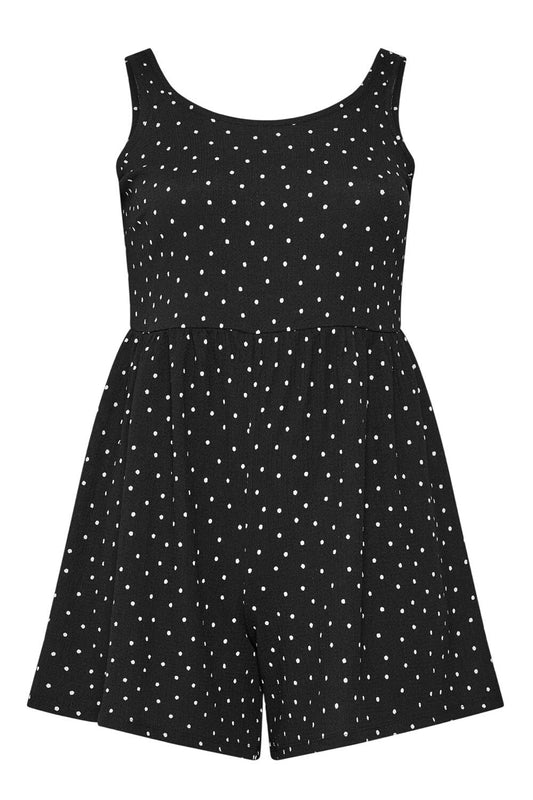 Plus Size Träger Mini Overall