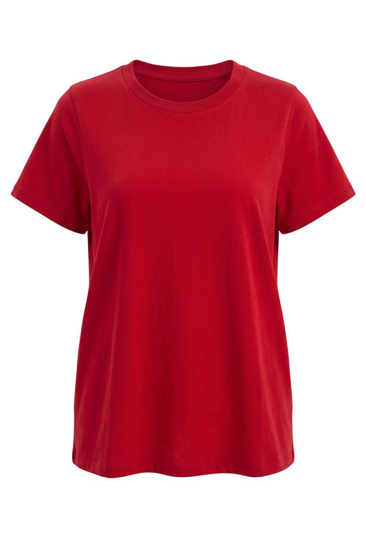 Übergrößen Baumwoll Rundhals T-Shirt