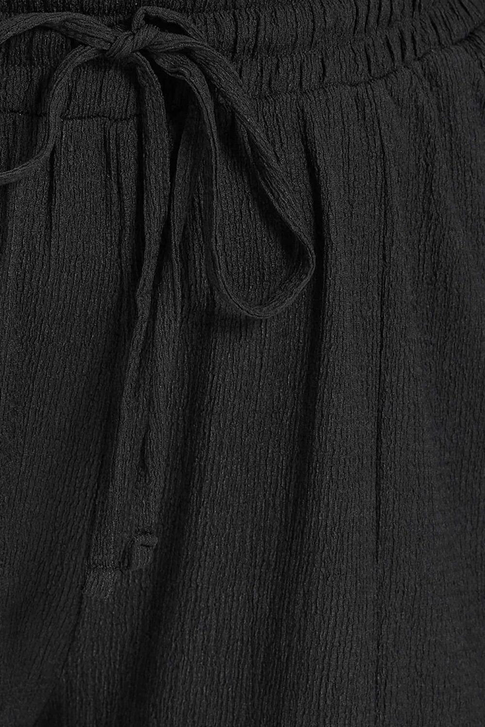 Plus Size Hochtaillierte Textilhose