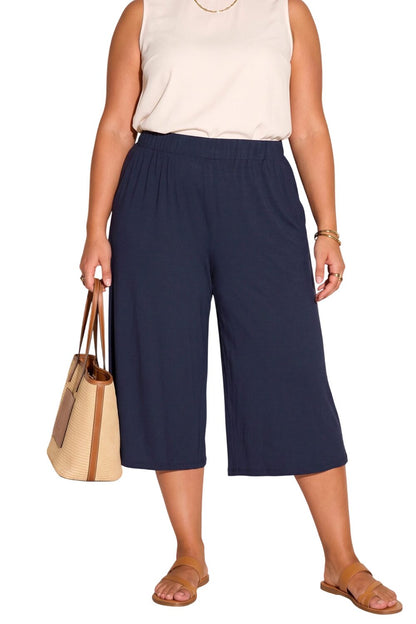 Übergrößen Weite Capri-Hosen
