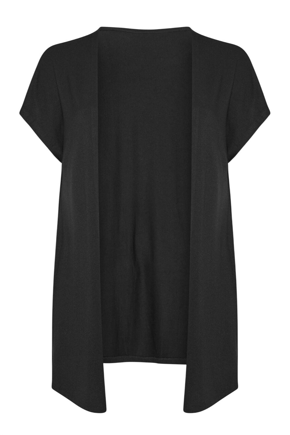 Plus Size Kurzarm Cardigan