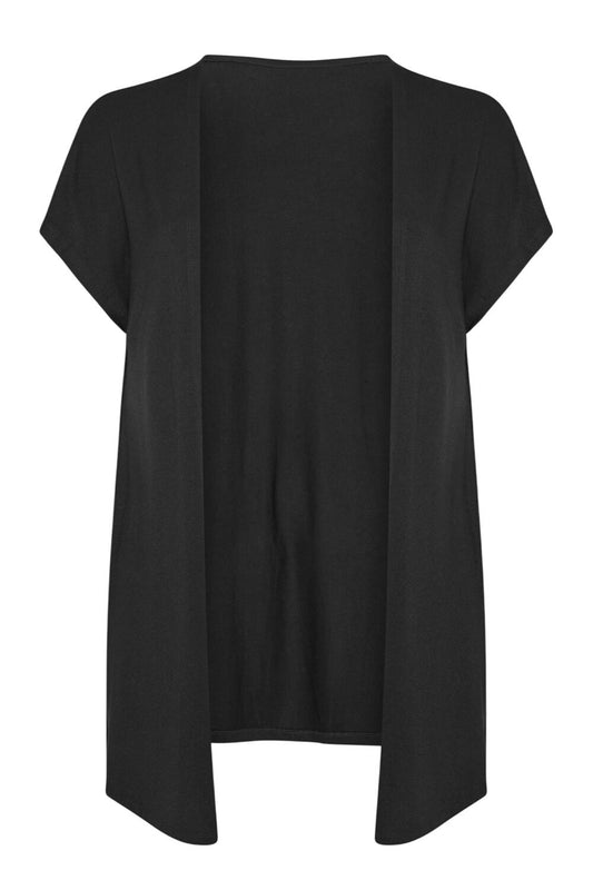 Plus Size Kurzarm Cardigan