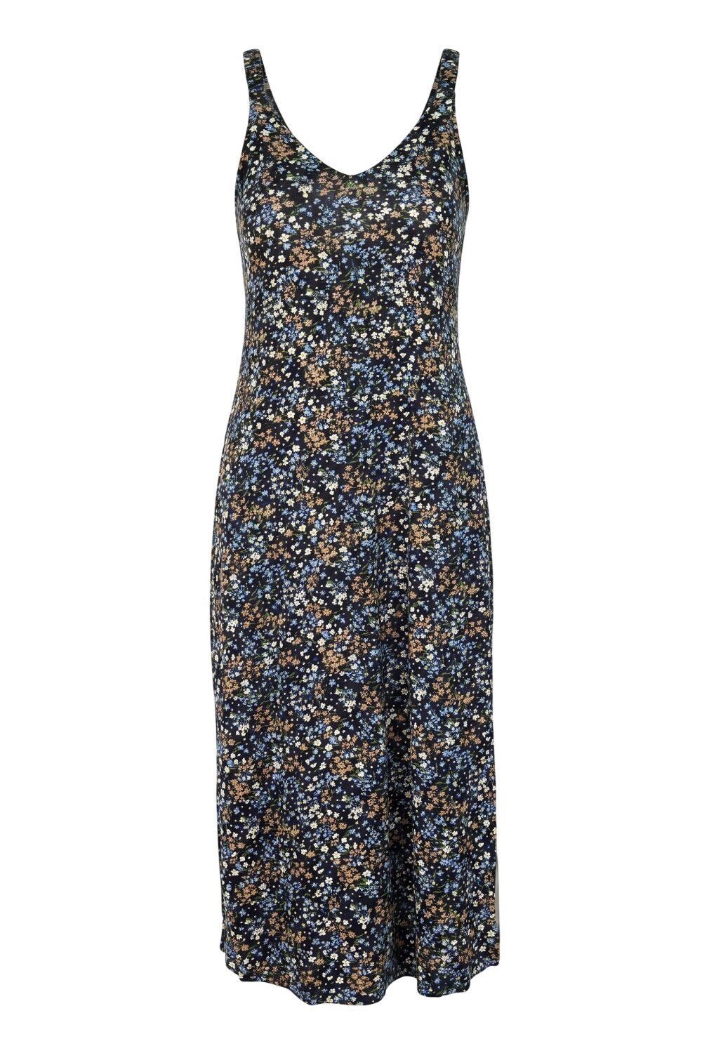 Plus Size Midi Kleid mit Trägern