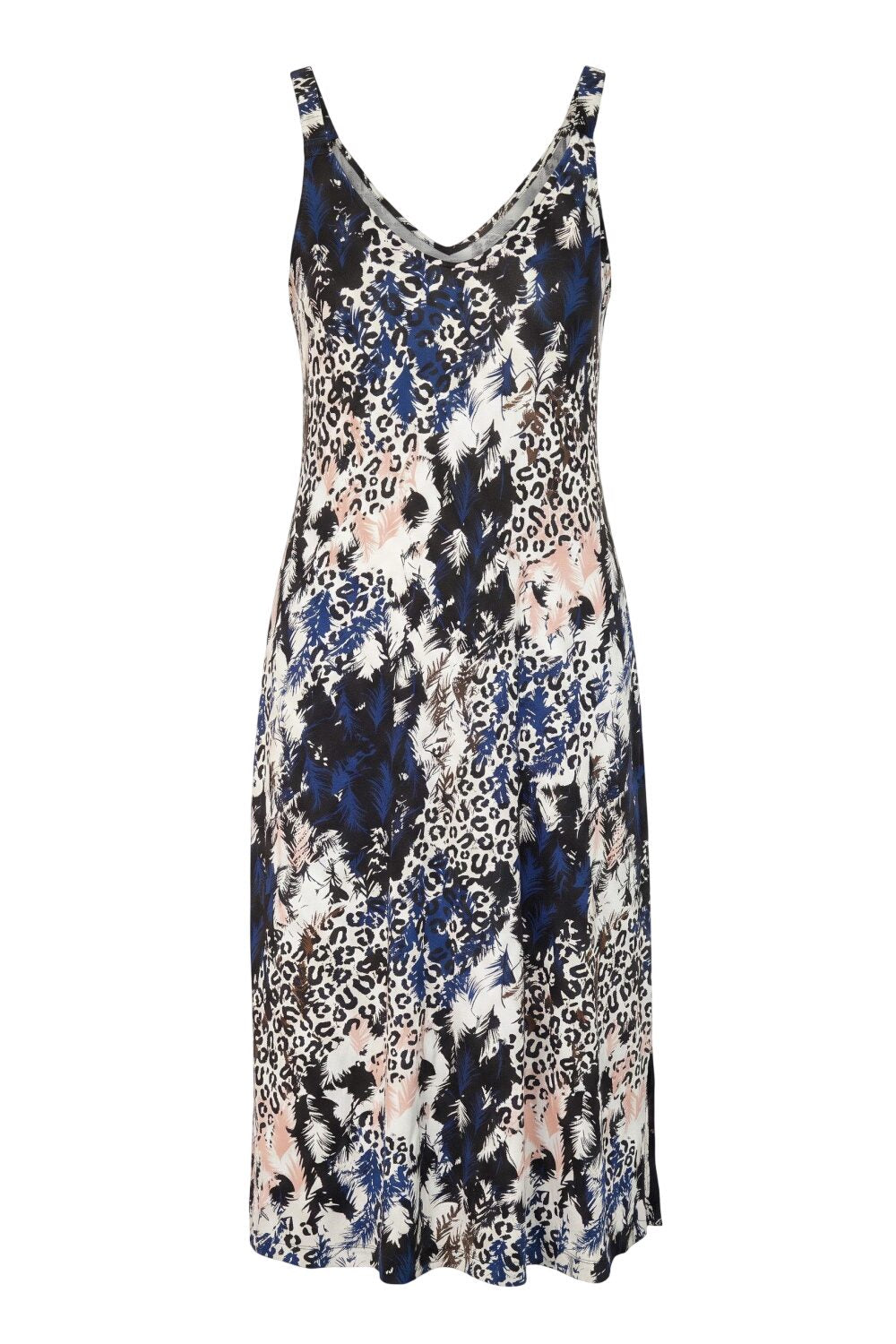 Plus Size Midi Kleid mit Trägern