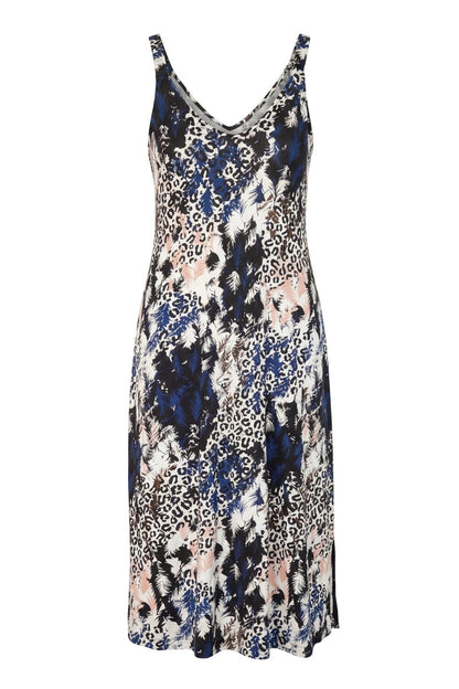 Plus Size Midi Kleid mit Trägern