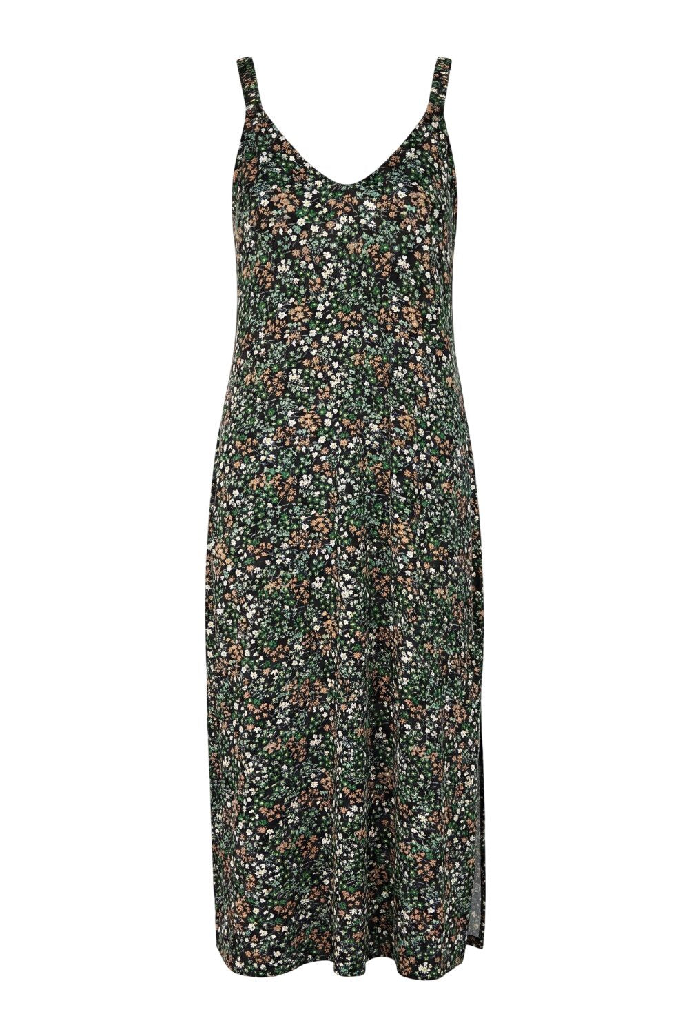 Plus Size Midi Kleid mit Trägern