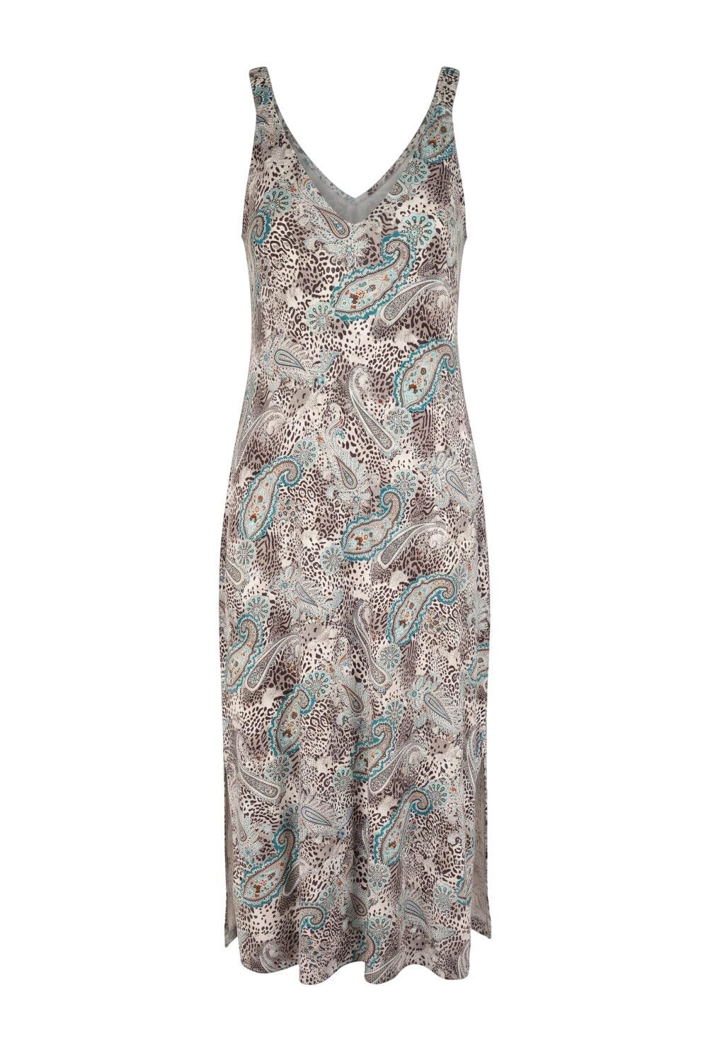 Plus Size Midi Kleid mit Trägern