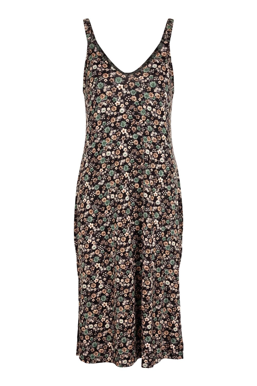 Plus Size Midi Kleid mit Trägern